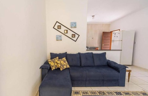 Balneario Itaoca House | Casa em Mongaguá com Churrasqueira a 450m da Praia