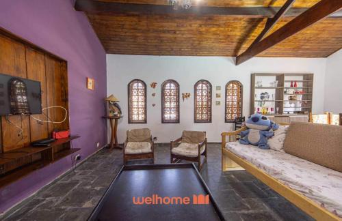 Balneario Santa Eugenia House | Casa em Mongagua com Piscina e Area Gourmet