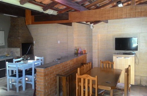 Praia das Palmeiras House | Casa Grande Litoral Norte - Caraguatatuba - Swimming pool with guardrail -closed