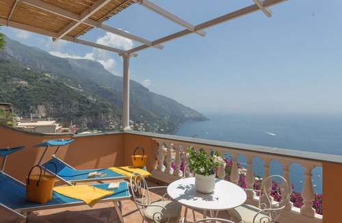 Positano Apartment | Casa Ivan with terrace and sea view