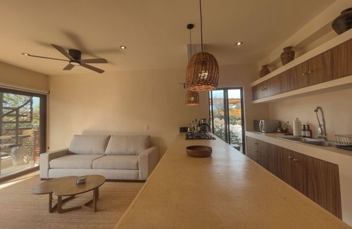 Tulum City Center Condo | Casa Jarrones Serene Penthouse w Private Terrace w dip-in pool