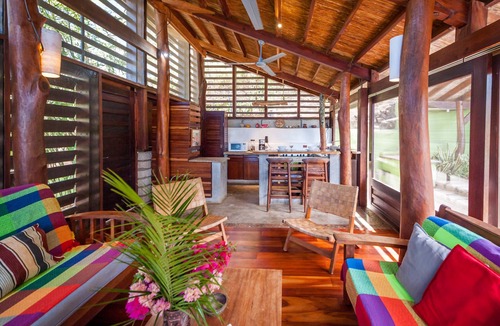 San Juan del Sur Villa | Casa La Serena- A boho, eco friendly 2bd with private pool, endless ocean views