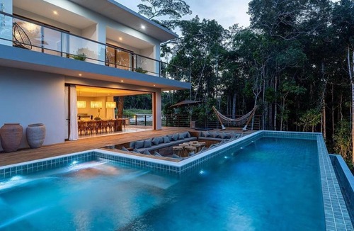 Puerto Seguro Center House | Casa Luxo 5 suítes com piscina e funcionária-159M