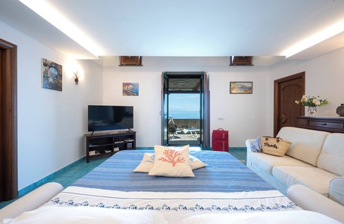 Conca dei Marini Villa | Casa NENNO with garden-solarium and beautiful view of the sea and the coast