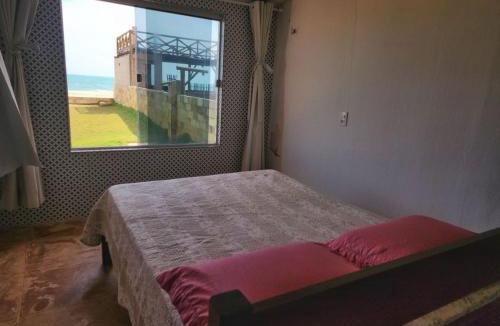 Beberibe House | Casa Pe na Areia com Piscina e Ar em Morro Branco