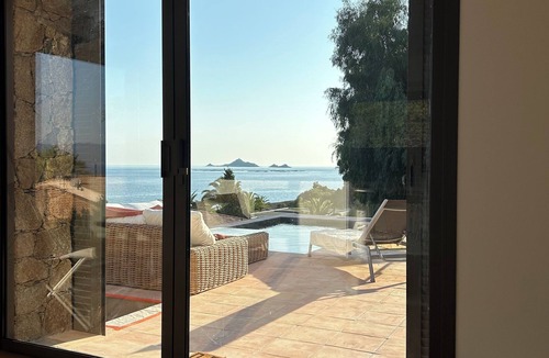 Ajaccio House | Casa Raphael: Stunning view of the Sanguinaires Islands with a pool, 5 minutes from the beaches
