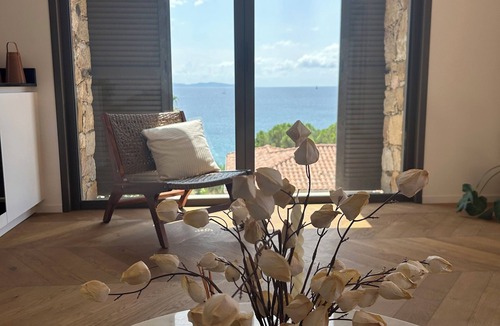 Ajaccio House | Casa Raphael: Stunning view of the Sanguinaires Islands with a pool, 5 minutes from the beaches