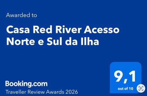 Muquem House | Casa Red River Acesso Norte e Sul da Ilha
