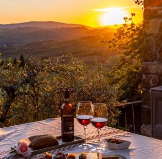 Donnini House | Casa Tramonto, Panoramic Terrace near Florence