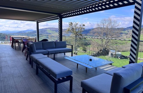 Vaudevant Villa | CASARIOU villa Ardeche Nordique Bath Pool