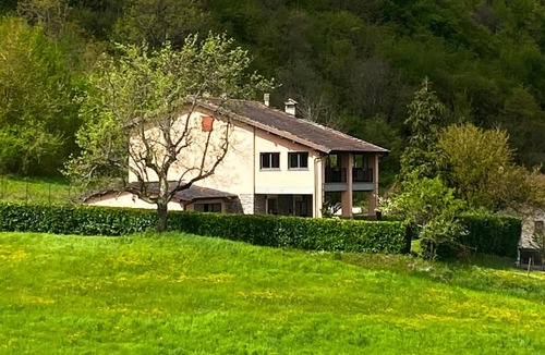 Bobbio Villa | Cascina Bruna - Terrazza panoramica e giardino a Bobbio, Val Trebbia