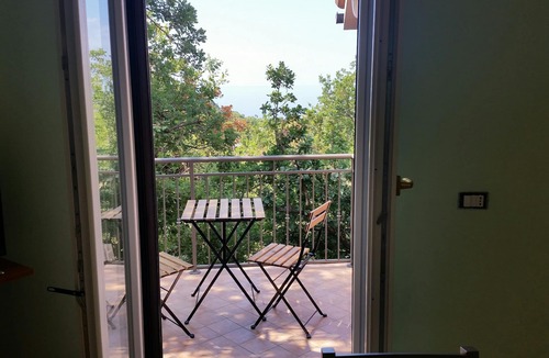 Fiumicello Santa Venere House | Casolare Nappi-Ignacchiti: apartment with terrace overlooking the sea