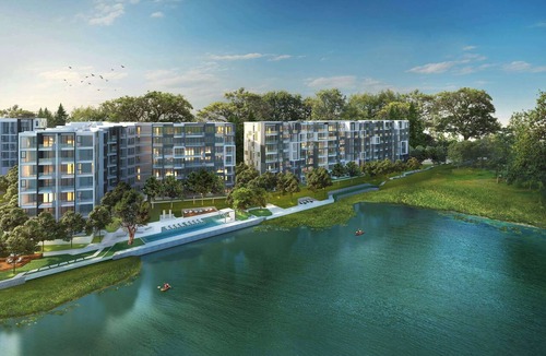 Bang Tao Condo | Cassia Residences, Two-Bedroom C Premium Lake