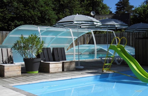 Biron Ski Chalet | Castelwood: comfortable ecological chalets with swimming pool in the Dordogne.