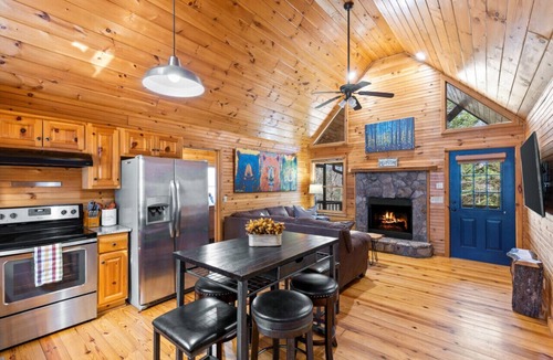 Cashes Valley Cabin | Catching Fireflies · A Family Getaway with Hot Tub | Games | BBQ Grill
