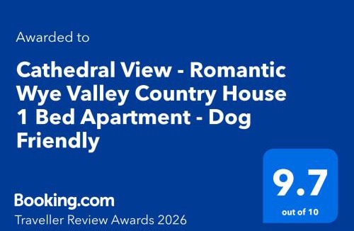 Redbrook Apartment | Cathedral View - Romantic Wye Valley Country House 1 Bed Apartment - Dog Friendly