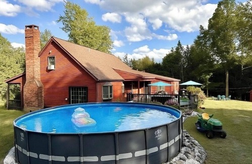 Windham House | Catskills - Windham Villa | 6BR, 4 BA, XL Pool, Hot Tub & Cinema, Gardens