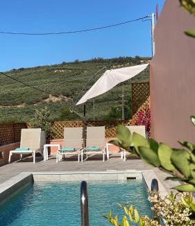 Spilia House | Cellar - Shared Pool & Nature Views