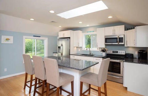 North Eastham House | Central AC, Large Deck, Renovated & Walk to Cooks Brook - Ideal for Two Families