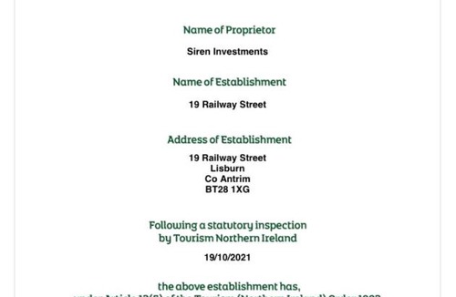Lisburn Apartment | Central Lisburn Duplex Apartment No Parties