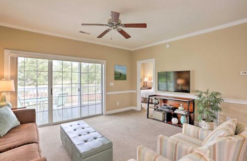 Central Myrtle Beach House | Central Myrtle Beach Condo w/Golf Course View!