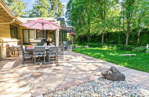 West Omaha House | Central Omaha Pool with Spa Oasis + 3 Living Rooms