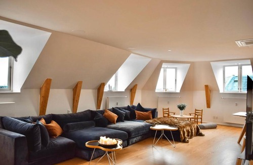 Copenhagen K Apartment | Central Penthouse with Private Rooftop Terrace