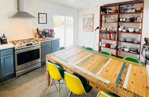 San Marcos House | Centrally located Designer Chic 2BD w/office for 2