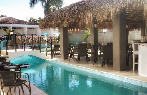 Cabarete Apartment | Centrally-located studio with cable TV, pool, internet, gym, spa, grill&bar