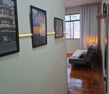 Centro Apartment | Centro de BH, Ar-Condicionado, Wi-Fi Rápido, 6min Rodoviária, Portaria 24h