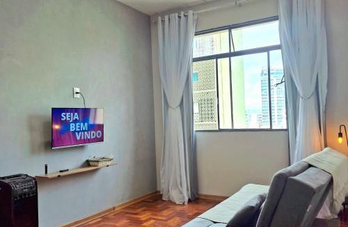 Centro Apartment | Centro de BH, Ar-Condicionado, Wi-Fi Rápido, 6min Rodoviária, Portaria 24h