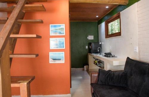 Cumuruxatiba Ski Chalet | Chale 2 com Churrasqueira e Ar a 200m da Praia