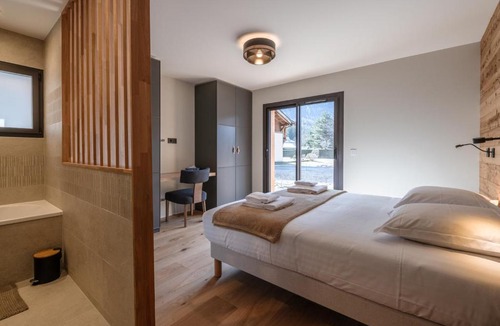 Les Tines Ski Chalet | Chalet avec jacuzzi et animaux admis, vue Mont-Blanc - FR-1-343-259