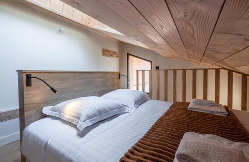Les Tines Ski Chalet | Chalet avec jacuzzi et animaux admis, vue Mont-Blanc - FR-1-343-259