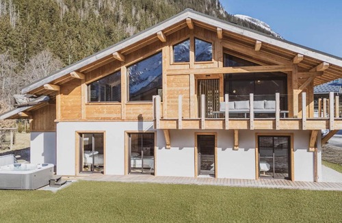 Les Tines Ski Chalet | Chalet avec jacuzzi et animaux admis, vue Mont-Blanc - FR-1-343-259
