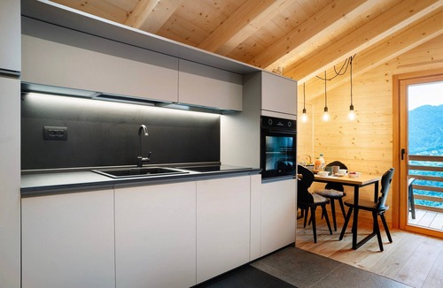 Frassilongo Ski Chalet | Chalet 'Bio Maso Nido Verde' with Mountain View and Balcony