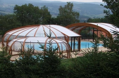Blavignac Ski Chalet | Chalet Bleuet with Mountain Views, Shared Pool, and Wi-Fi