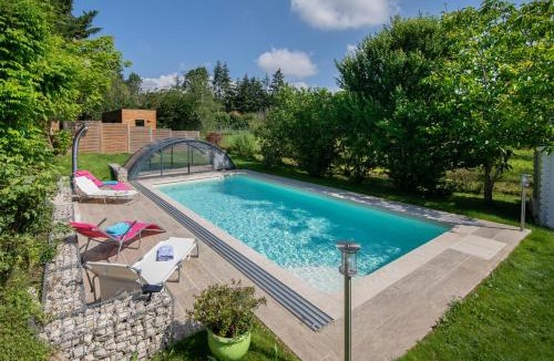 Monteaux Ski Chalet | CHALET CLIMATISE avec piscine chauffée et couverte, SPA, sauna