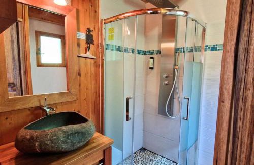 Saint-Michel-de-Chaillol Ski Chalet | Chalet cosy 6 pers avec SPA, terrasse sud, proche station ski, animaux admis - FR-1-393-16