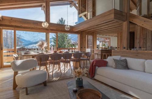 Combloux Ski Chalet | Chalet Combloux, Megève, Mont-Blanc View