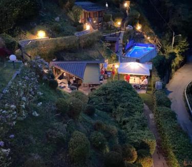 Loreglia House | Chalet con piscina riscaldata e sauna privata vicino al Lago Orta