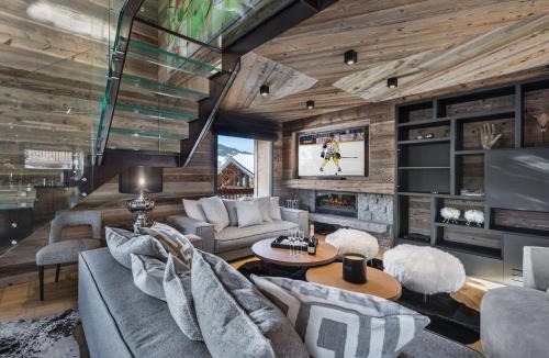 Megeve Ski Chalet | Chalet de luxe avec jacuzzi, salle cinéma et piscine au centre de Megève - FR-1-569-10