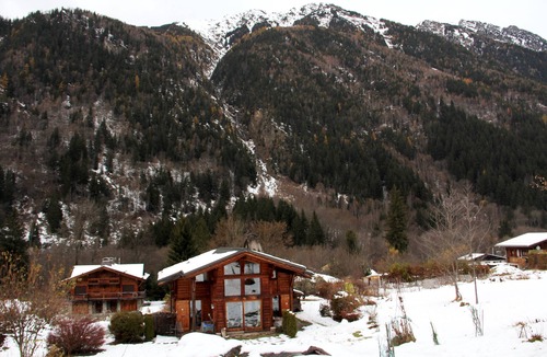 Les Bossons Ski Chalet | Chalet Essendilène: breathtaking view of the Aiguille du Midi