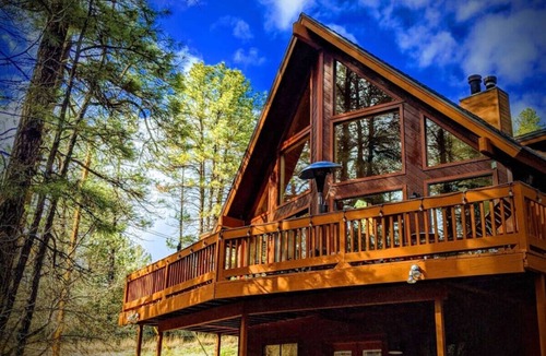 Pine Cabin | Chalet Forest Views, 2 kings, fireplace, decks