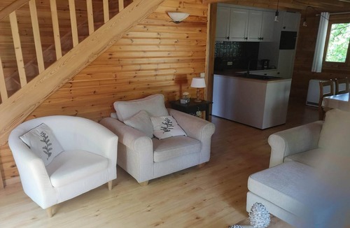 Biron Ski Chalet | Chalet in Biron with Sauna and Nature Views