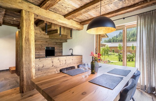 San Leonardo in Passiria Ski Chalet | Chalet 'Zu Wosser' with Mountain Views, Private Terrace and Garden