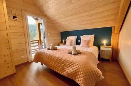 Gerbepal Ski Chalet | CHALET LES 2 MARMOTTES Classified * with Nordic bath and pétanque court