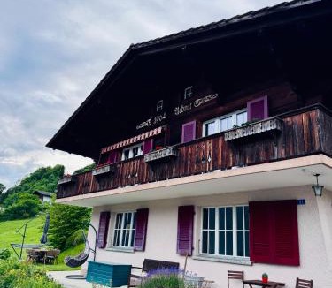 Niederried bei Interlaken Ski Chalet | Chalet Luna - Authentic Swiss Chalet by Lake Brienz