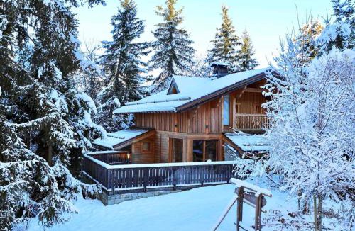 La Perriere Ski Chalet | Chalet moderne 5* à Courchevel La Tania - 12 pers, jacuzzi, sauna, skis aux pieds, cheminée, cinéma - FR-1-575-154