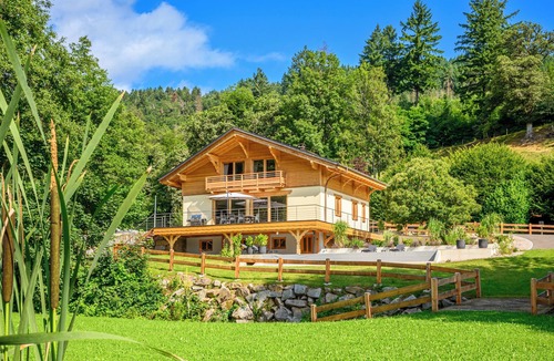 Bitschwiller-les-Thann House | Chalet New 10 People With spa and heated swimming pool in the quiet and natural